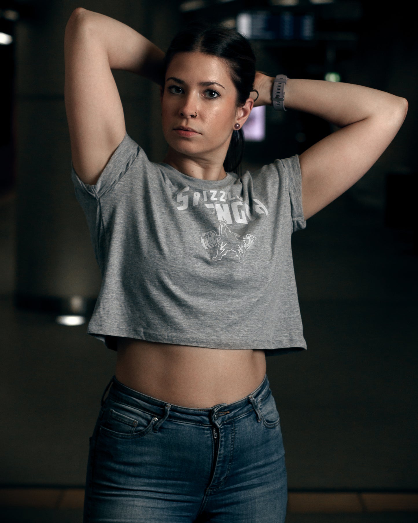 classic grizzly strength damen crop